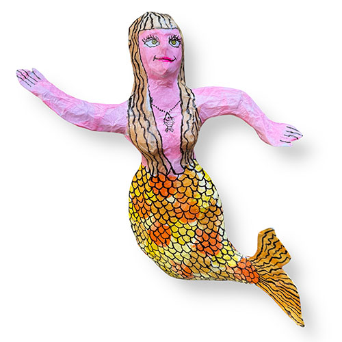 John Richards 24 x 19 Mermaid Lamp FL5636 SOLD